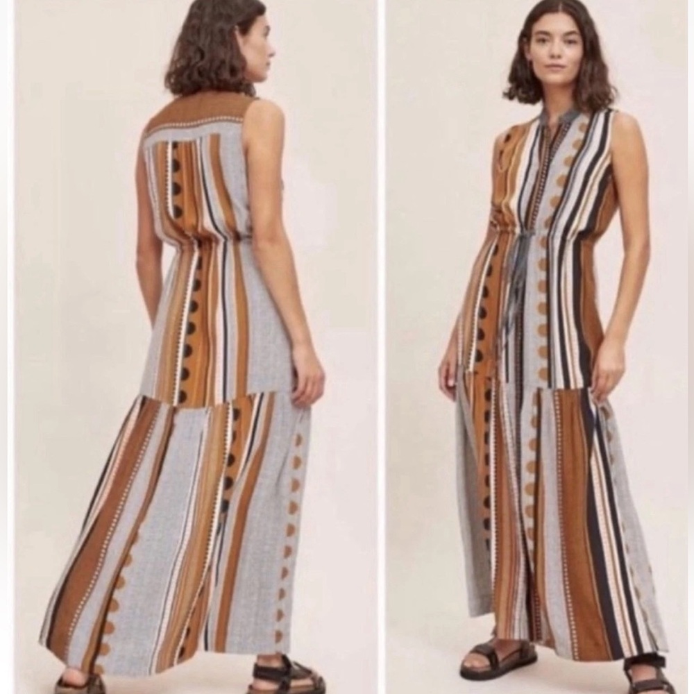 Anthropologie Maeve Dress Women’s Size 2 Alondra Maxi Boho Party Travel Casual